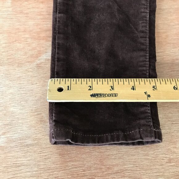Levi's 721 High Rise Skinny Jeans Women 28 Brown Corduroy Dark Wash Stretch - Picture 8 of 15
